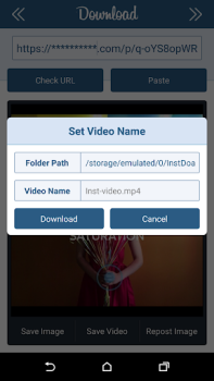 Скачать Downloader for Instagram Видеоплееры и редакторы для Андроид скриншот 3