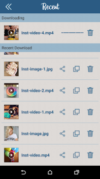 Скачать Downloader for Instagram Видеоплееры и редакторы для Андроид скриншот 4