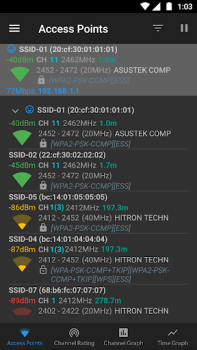 Скачать WiFi Analyzer (open-source) Инструменты для Андроид скриншот 2