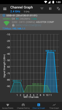 Скачать WiFi Analyzer (open-source) Инструменты для Андроид скриншот 4