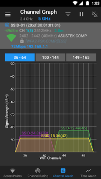 Скачать WiFi Analyzer (open-source) Инструменты для Андроид скриншот 5