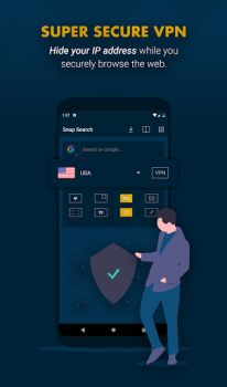 Скачать Snap Search - Private Browser Связь для Андроид скриншот 2