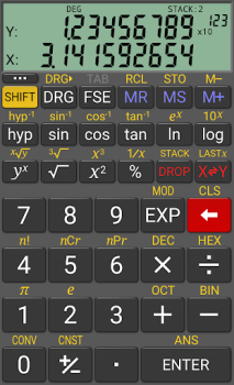 Скачать RealCalc Scientific Calculator Работа для Андроид скриншот 2