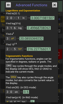 Скачать RealCalc Scientific Calculator Работа для Андроид скриншот 5