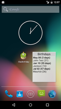 Скачать EboBirthday Инструменты для Андроид скриншот 2