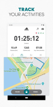 Скачать adidas Running: Run Tracker Здоровье и фитнес для Андроид скриншот 2