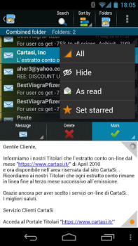 Скачать ProfiMail Go - email client Связь для Андроид скриншот 6