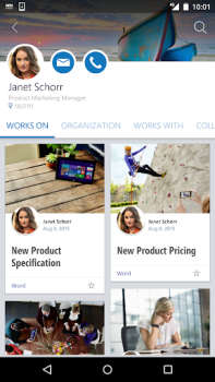 Скачать Office Delve Работа для Андроид скриншот 4
