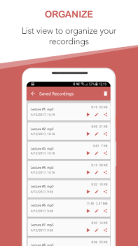 Скачать Voice Recorder HD Музыка и аудио для Андроид скриншот 2