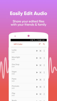 Скачать MP3 Cutter Музыка и аудио для Андроид скриншот 3