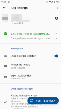 Скачать Storage Isolation Инструменты для Андроид скриншот 3