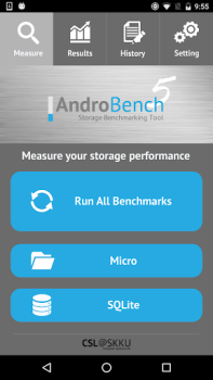 Скачать Androbench (Storage Benchmark) Инструменты для Андроид скриншот 2