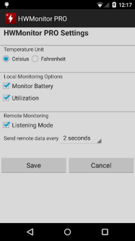 Скачать HWMonitor PRO Инструменты для Андроид скриншот 4
