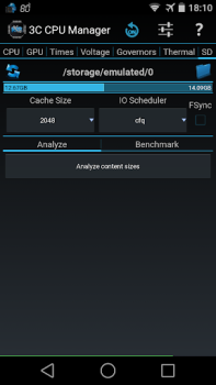 Скачать 3C CPU Manager (root) Инструменты для Андроид скриншот 5