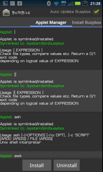 Скачать BusyBox Инструменты для Андроид скриншот 2