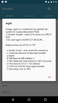 Скачать BusyBox for Android Инструменты для Андроид скриншот 4