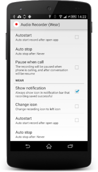Скачать Wear Audio Recorder Музыка и аудио для Андроид скриншот 4