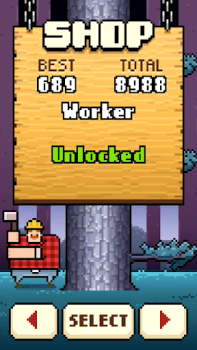Скачать Timberman Аркады для Андроид скриншот 3