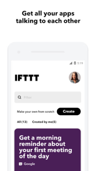 Скачать IFTTT - Automate work and home Работа для Андроид скриншот 3