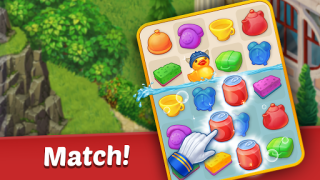Скачать Family Hotel: love & match-3 Головоломки для Андроид скриншот 5