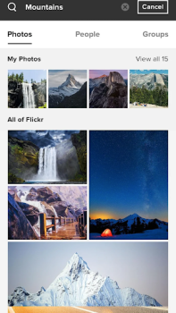 Скачать Flickr Фотография для Андроид скриншот 2