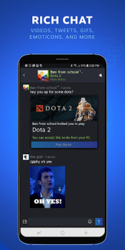 Скачать Steam Chat Связь для Андроид скриншот 2