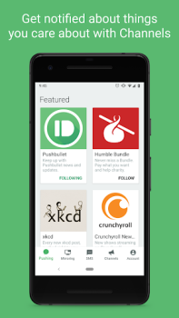 Скачать Pushbullet: SMS on PC and more Инструменты для Андроид скриншот 5