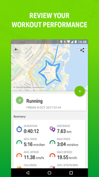 Скачать Endomondo Здоровье и фитнес для Андроид скриншот 2