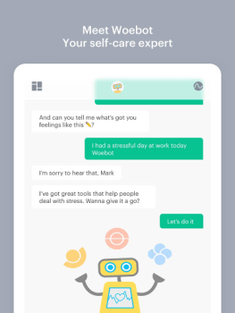 Скачать Woebot: The Mental Health Ally Медицина для Андроид скриншот 6