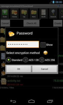 Скачать AndroZip File Manager Инструменты для Андроид скриншот 3