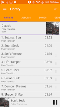 Скачать GoneMAD Music Player (Trial) Музыка и аудио для Андроид скриншот 4