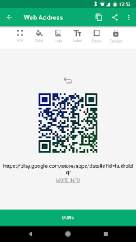 Скачать QR Droid Code Scanner Работа для Андроид скриншот 7