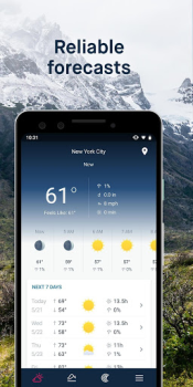 Скачать WeatherPro: прогноз и радар Погода для Андроид скриншот 2