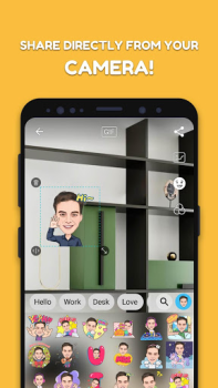 Скачать MomentCam Карикатуры и Стикеры Фотография для Андроид скриншот 3