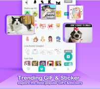 Скачать Клавиатура Kika - эмоджи,GIF Инструменты для Андроид скриншот 5