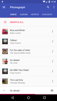 Скачать Phonograph Music Player Музыка и аудио для Андроид скриншот 2