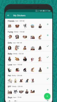Скачать Wemoji - WhatsApp Sticker Make Связь для Андроид скриншот 6