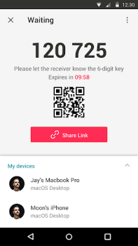 Скачать Send Anywhere (File Transfer) Работа для Андроид скриншот 2