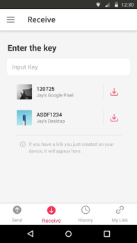 Скачать Send Anywhere (File Transfer) Работа для Андроид скриншот 3