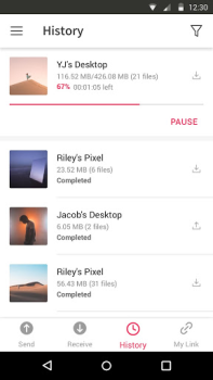 Скачать Send Anywhere (File Transfer) Работа для Андроид скриншот 4