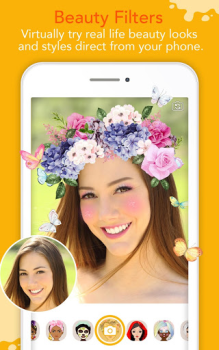 Скачать YouCam Fun - делай селфи с жив Фотография для Андроид скриншот 2