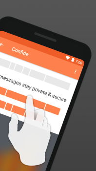 Скачать Confide - Приватный мессенджер Связь для Андроид скриншот 2