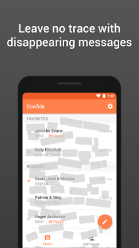 Скачать Confide - Приватный мессенджер Связь для Андроид скриншот 3