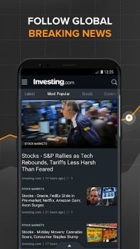 Скачать Investing.com: биржа и акции Финансы для Андроид скриншот 3