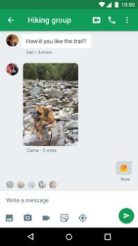 Скачать Hangouts Связь для Андроид скриншот 2