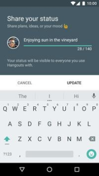 Скачать Hangouts Связь для Андроид скриншот 6