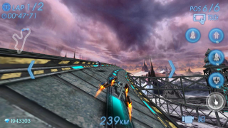 Скачать Space Racing 3D Гонки для Андроид скриншот 2