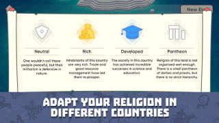 Скачать Religion Inc Симулятор Бога Стратегии для Андроид скриншот 4