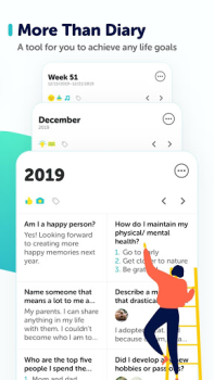 Скачать Grid Diary - Journal, Planner Стиль жизни для Андроид скриншот 5