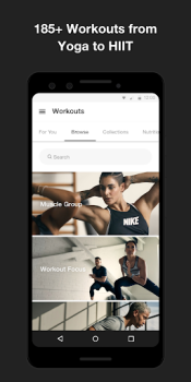 Скачать Nike Training Club: тренировки Здоровье и фитнес для Андроид скриншот 3